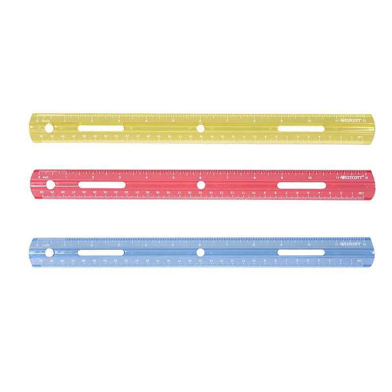 Plastic Ruler, 12"