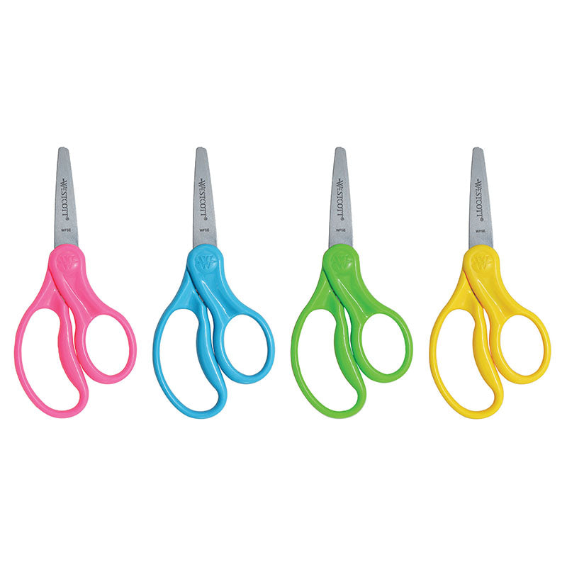 Scissor for Kids, Pointed, 5" Length, Pack of 100