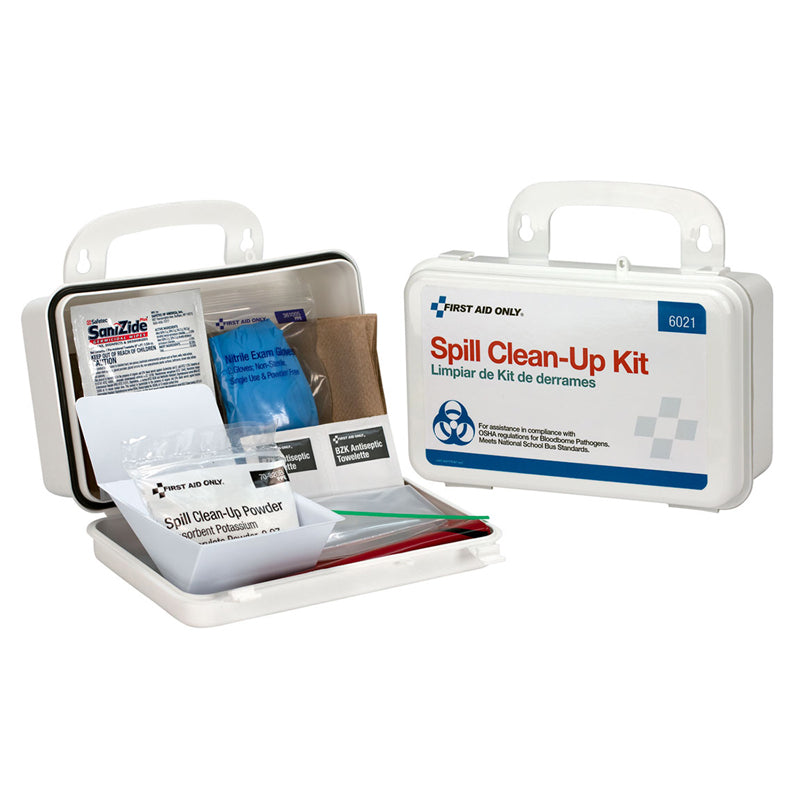 Spill Clean Up Kit, Plastic Case