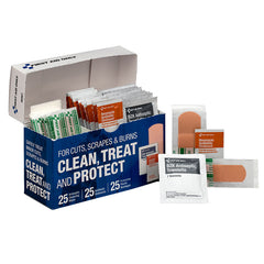 Clean, Treat and Protect Wound Care Kit