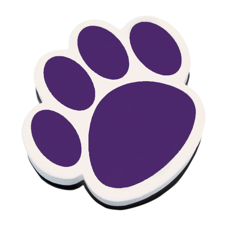 Magnetic Whiteboard Eraser, Purple Paw