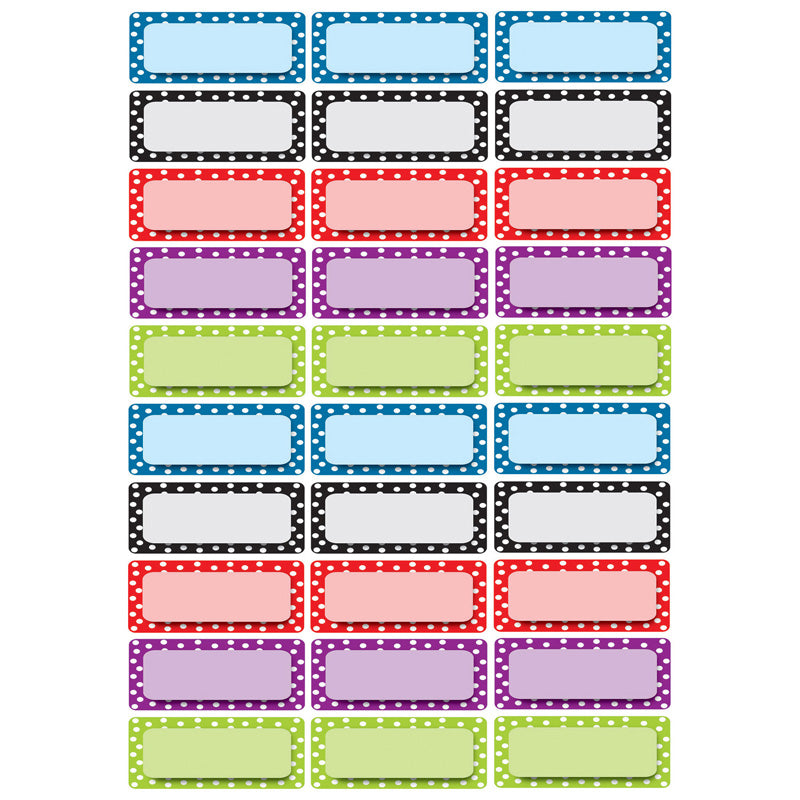 Die-Cut Magnetic Foam Color Dots Labels/Nameplates, Pack of 30