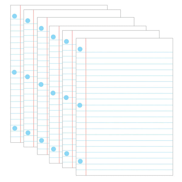 Magnetic Notebook Page, 8.5" x 11", Pack of 6