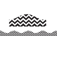 Magnetic Border, Black Chevron, 12'