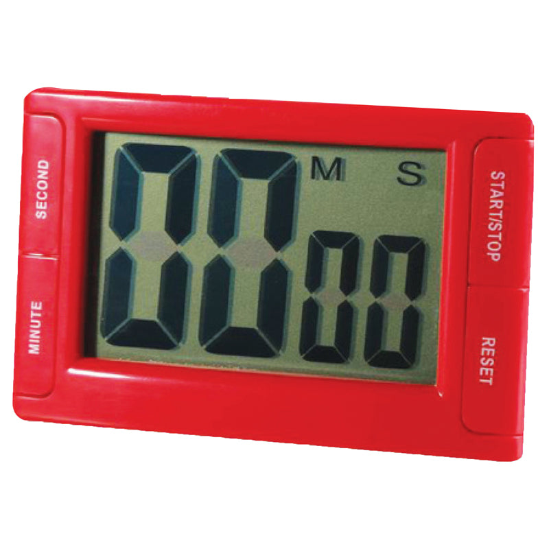 Big Red Digital Timer 3.75" x 2.5" with Magnetic Backing and Stand