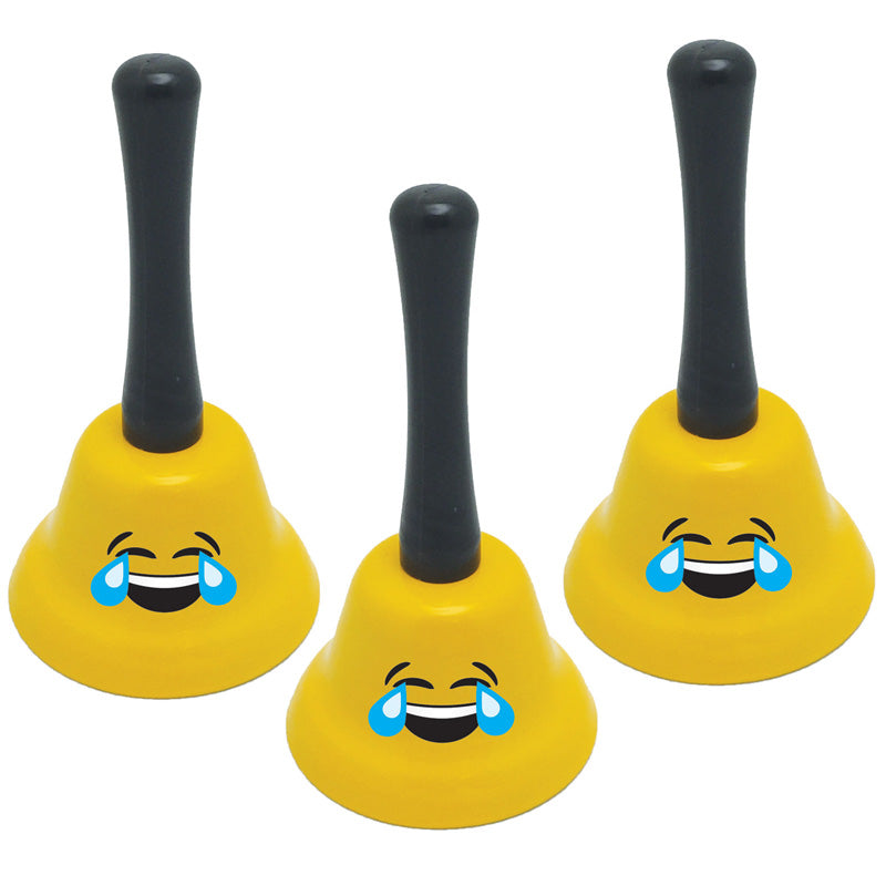 Decorative Hand Bell, Emojis, Pack of 3