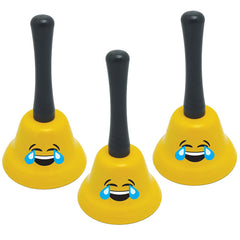 Decorative Hand Bell, Emojis, Pack of 3