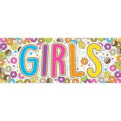 Laminated Hall Pass, DonutFetti® Girls Pass