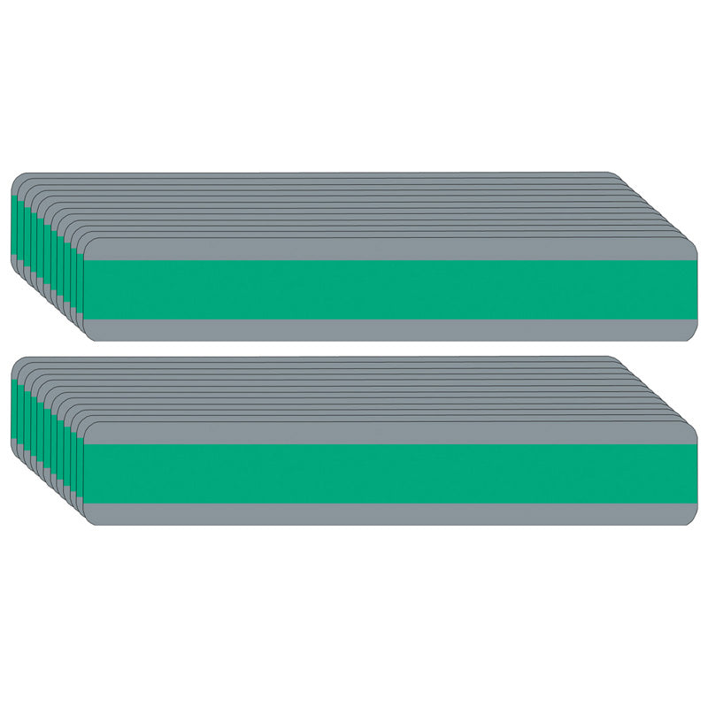 Double Wide Sentence Strip Reading Guide, 1-1/4" x 7-1/4", Green, Pack of 24