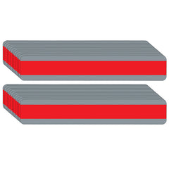 Double Wide Sentence Strip Reading Guide, 1-1/4" x 7-1/4", Red, Pack of 24