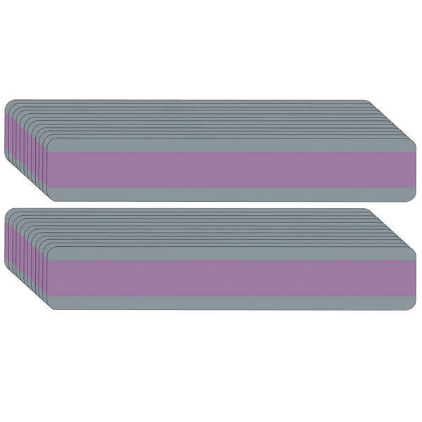 Double Wide Sentence Strip Reading Guide, 1-1/4" x 7-1/4", Purple, Pack of 24