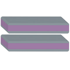 Double Wide Sentence Strip Reading Guide, 1-1/4" x 7-1/4", Purple, Pack of 24