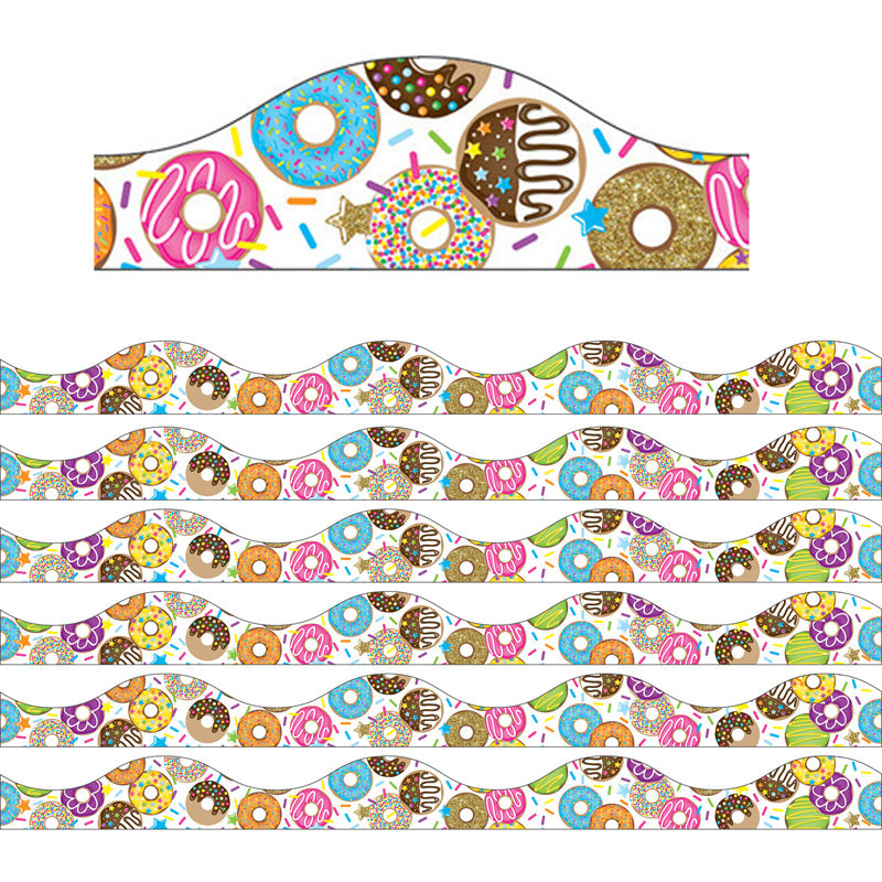 Magnetic Scallop Border DonutFetti®, 12' Per Pack, 6 Packs