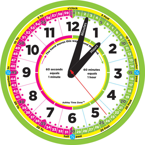 Time Zone™ 12" Advanced Instruction Clock