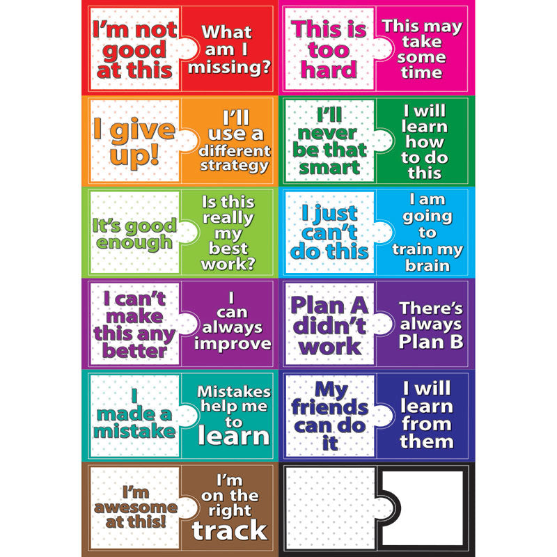 Magnetic Mini Bulletin Board Set, Growth Mindset