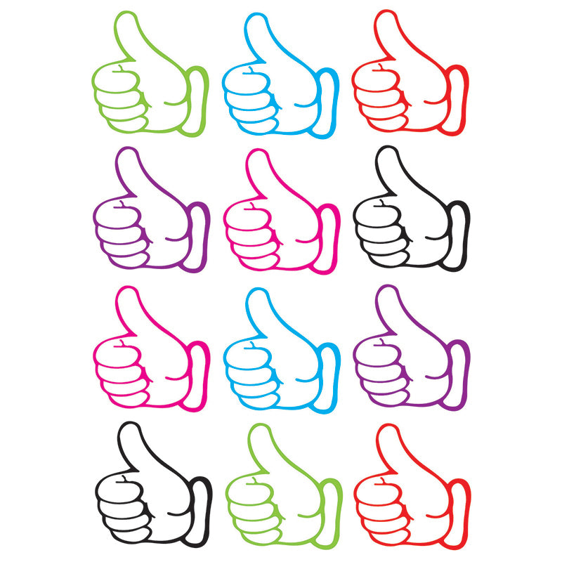 Magnetic Die-Cut Thumbs Up Rewards, 12 Pieces