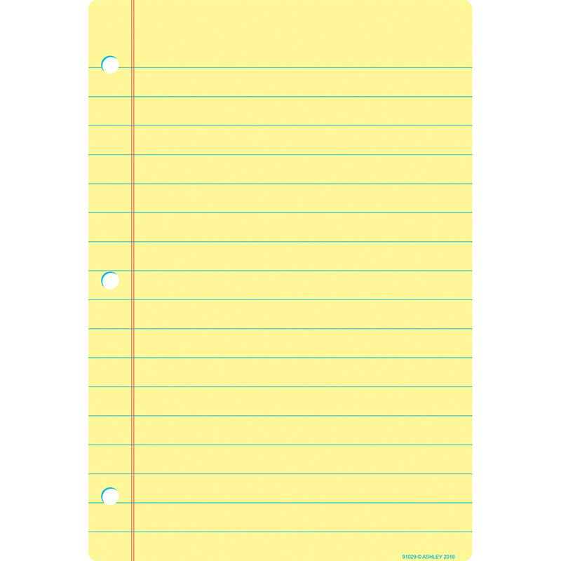 Smart Poly™ Chart, 13" x 19", Light Yellow Notebook Paper