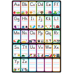 Smart Poly™ Chart, 13" x 19", ABC Pictures, w/Grommet