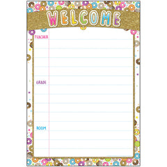 Smart Poly® Chart, DonutFetti® Welcome, 13" x 19"