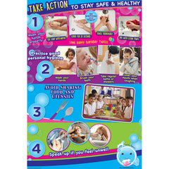 Healthy Bubbles™ Smart Poly™ Chart, Basic Hygiene, 13" x 19"