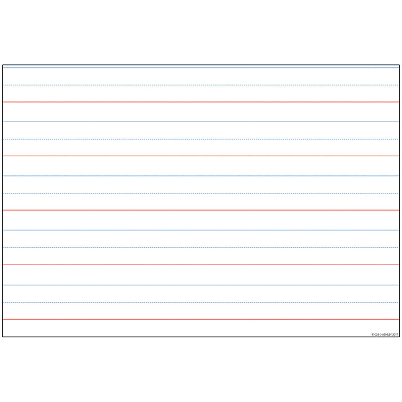 Smart Poly™ Charts, 13" x 19", Handwriting, Pack of 10