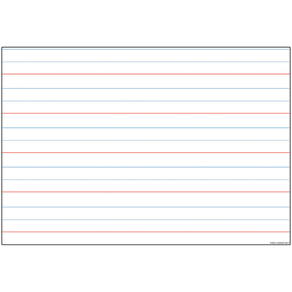 Smart Poly™ Charts, 13" x 19", Handwriting, Pack of 10