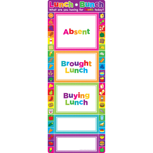 Smart Poly® Clip Chart, Lunch Bunch