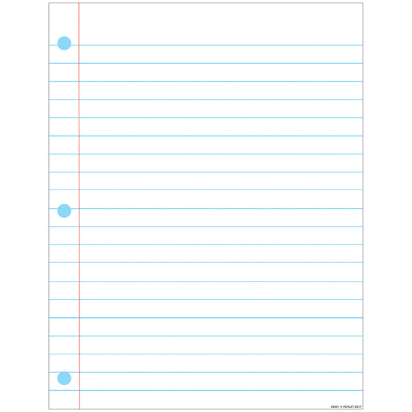 Smart Poly™ Notebook Page Chart, Dry-Erase Surface, 17" x 22"