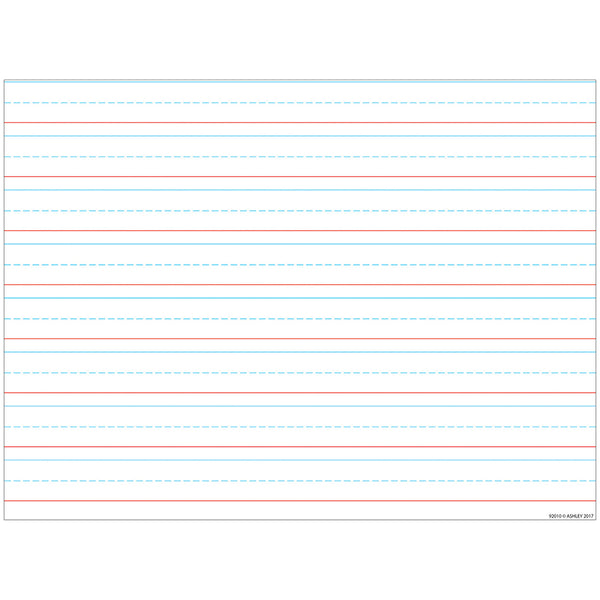 Smart Poly™ Handwriting Chart Tablet Lined 3/4", Dry-Erase Surface, 17" x 22"