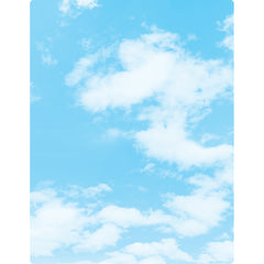 Smart Poly™ Clouds Chart, Dry-Erase Surface, 17" x 22"