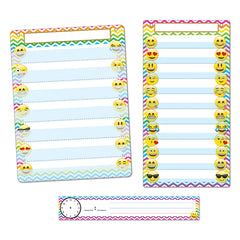 Smart Poly™ Emoji 3-Piece Pocket Chart Set