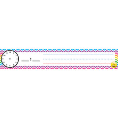 Pocket Chart Inserts, Scheduling/Sentence Strip Cards, 2" x 12", Emoji, Pack of 12