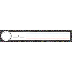 Pocket Chart Inserts, Scheduling/Sentence Strip Cards, 2" x 12", Chalk Loops, Pack of 12