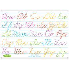 Smart Poly™ Learning Mat, 12" x 17", Double-Sided, Cursive Tracing