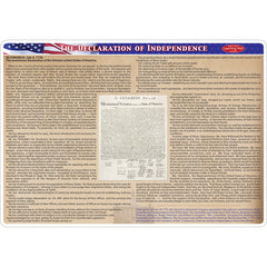 Smart Poly® Double-Sided Learning Mat, Declaration of Independence