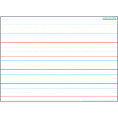 Smart Poly® Single Sided PosterMat Pals® Space Savers, Handwriting 1", 13" x 9.5"