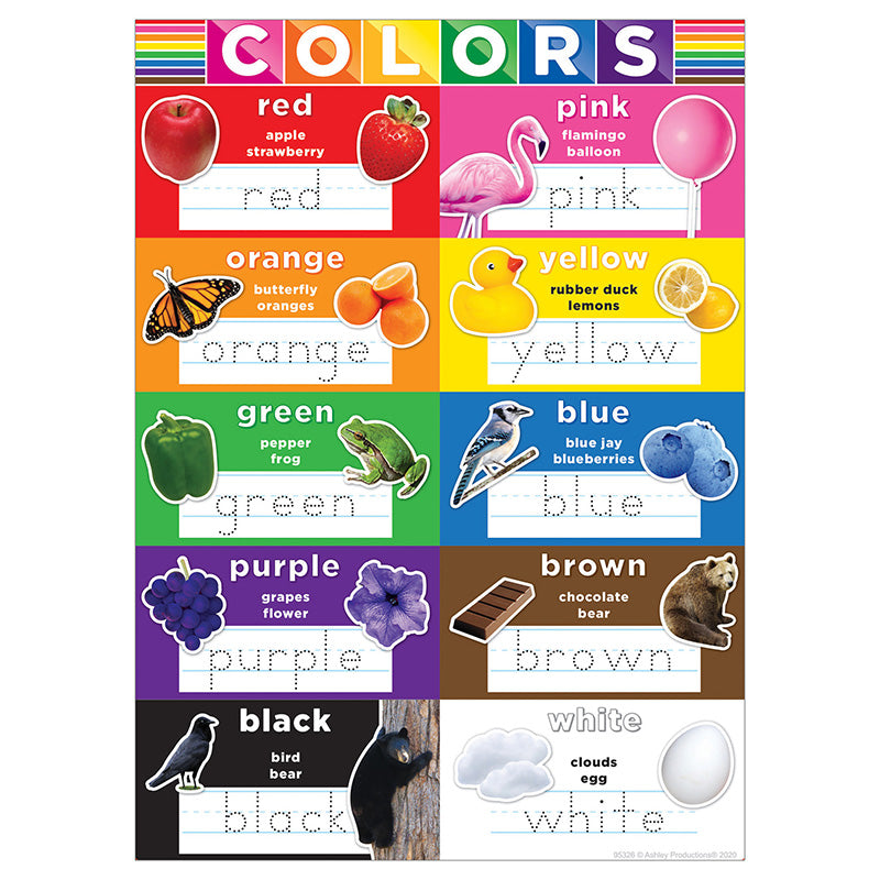 Smart Poly® PosterMat Pals™ Space Savers, 13" x 9-1/2", Colors