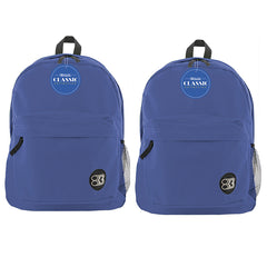 Classic Backpack 17" Blue, Pack of 2