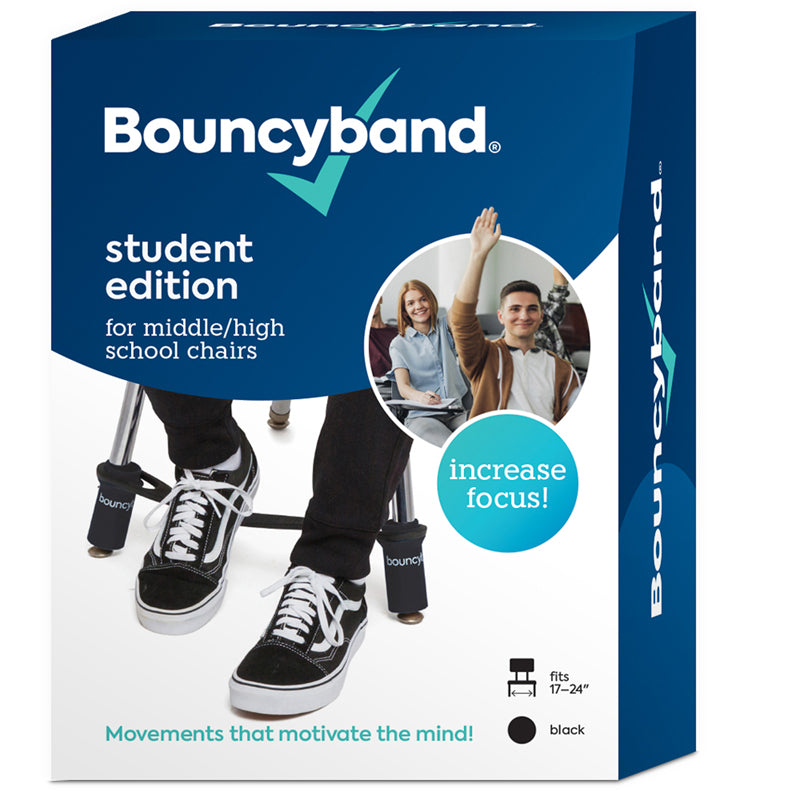 Bouncybands® for Middle/High School Chairs, Black