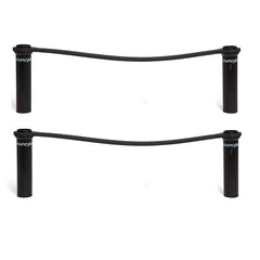 Bouncybands® for Extra-Wide School Desks, Black Tubes, Pack of 2