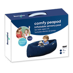 Comfy Hugging Peapod Sensory Pod, 48", Ages 3-6 Up to 4 Feet Tall, Blue