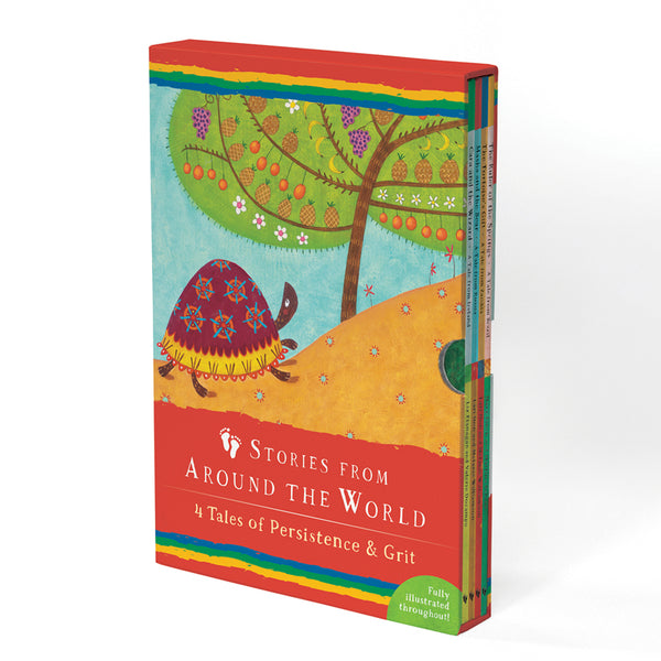 Stories from Around the World Global Chapter Book Boxed Set, 4 Tales of Persistence & Grit