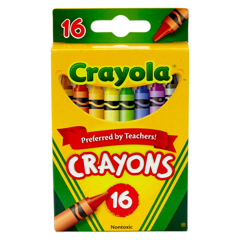 Crayons, Regular Size, 16 Colors