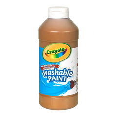 Washable Paint, Brown, 16 oz.