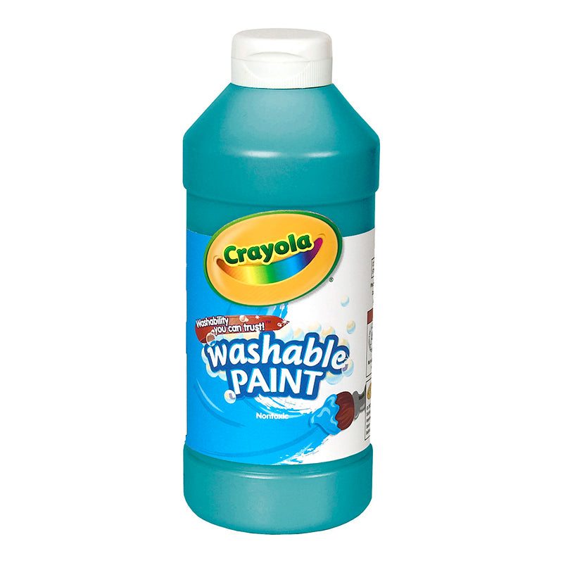 Washable Paint, Turquoise, 16 oz.