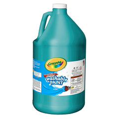 Washable Paint, Turquoise, Gallon