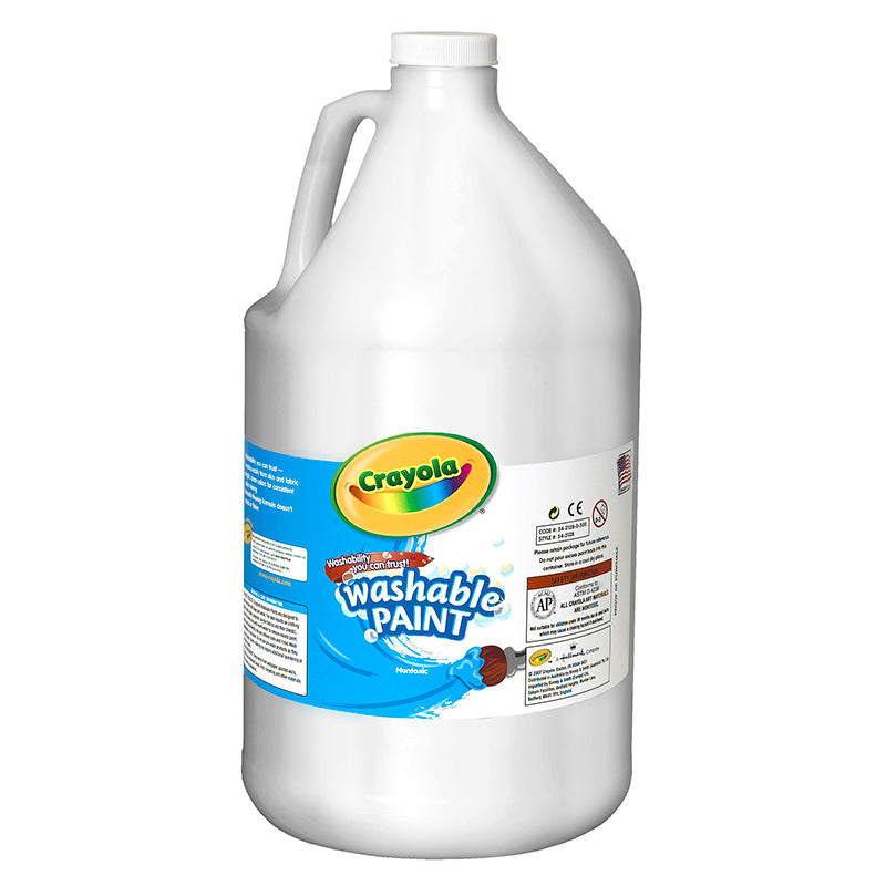 Washable Paint, White, Gallon