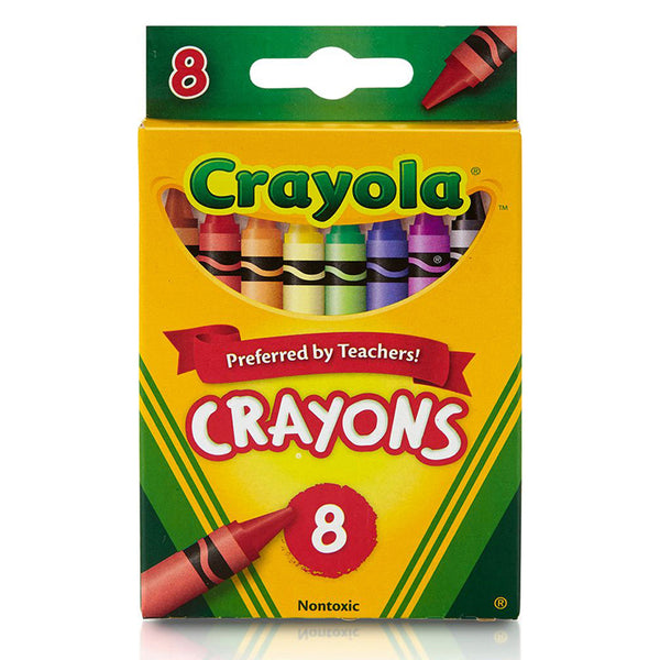 Crayons, Regular Size, 8 Colors