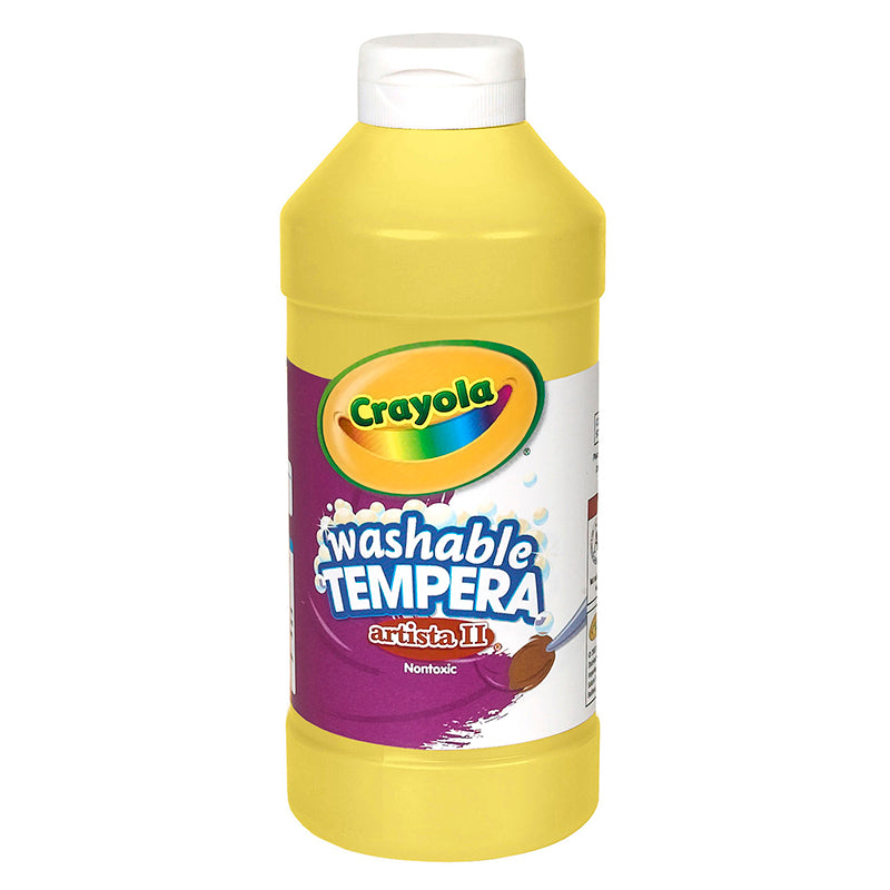 Artista II® Washable Liquid Tempera Paint, Yellow, 16 oz.