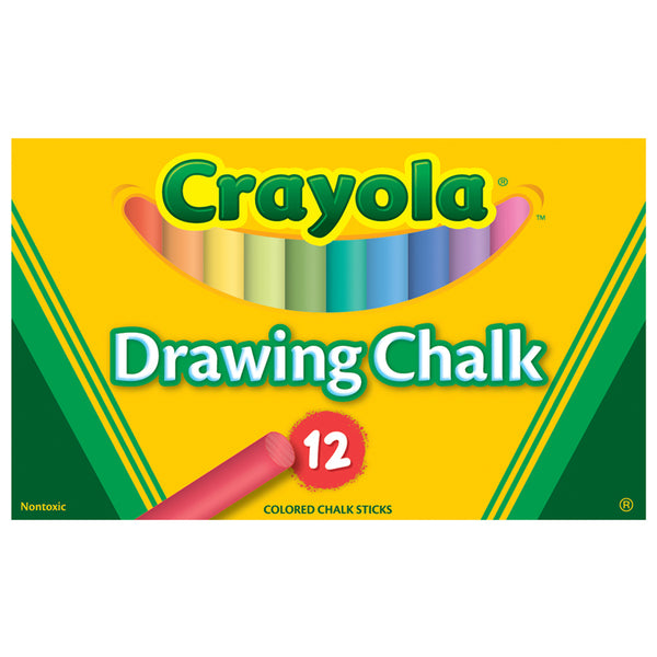 Colored Drawing Chalk, 12 Colors